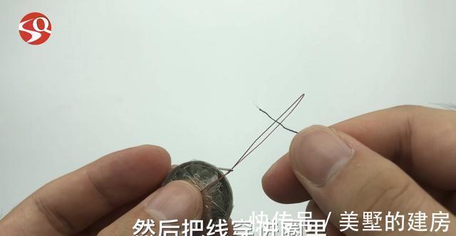 胶带|一枚硬币，让穿针变得这么简单，又快又好用，太方便了
