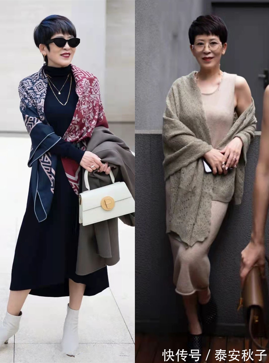 优雅 当我50岁以后,春天一定要像她一样打扮自己:显瘦、还显高级!