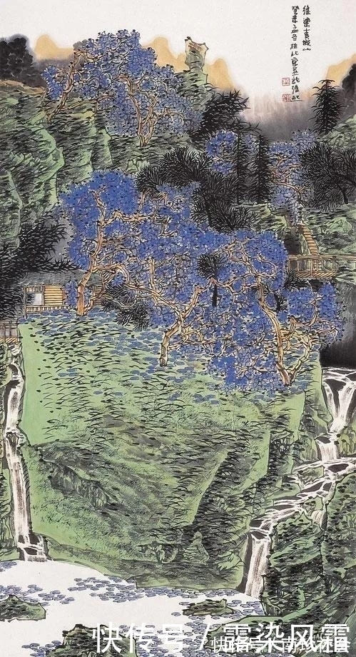 金碧山水&青绿山水好看,入国展却很难,“满家”小青绿如何成为国展常客?