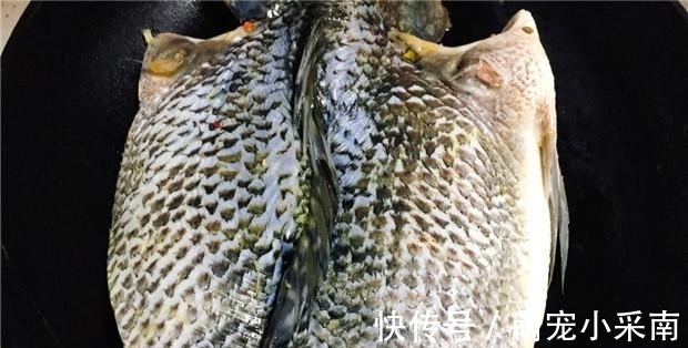 罗非鱼就应该这样吃，对半切开上锅煎，出锅后外香里嫩，口感特香