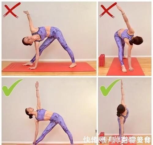体式要点|23个常见易错瑜伽体式正误对比图,初学者尤其要注意啦