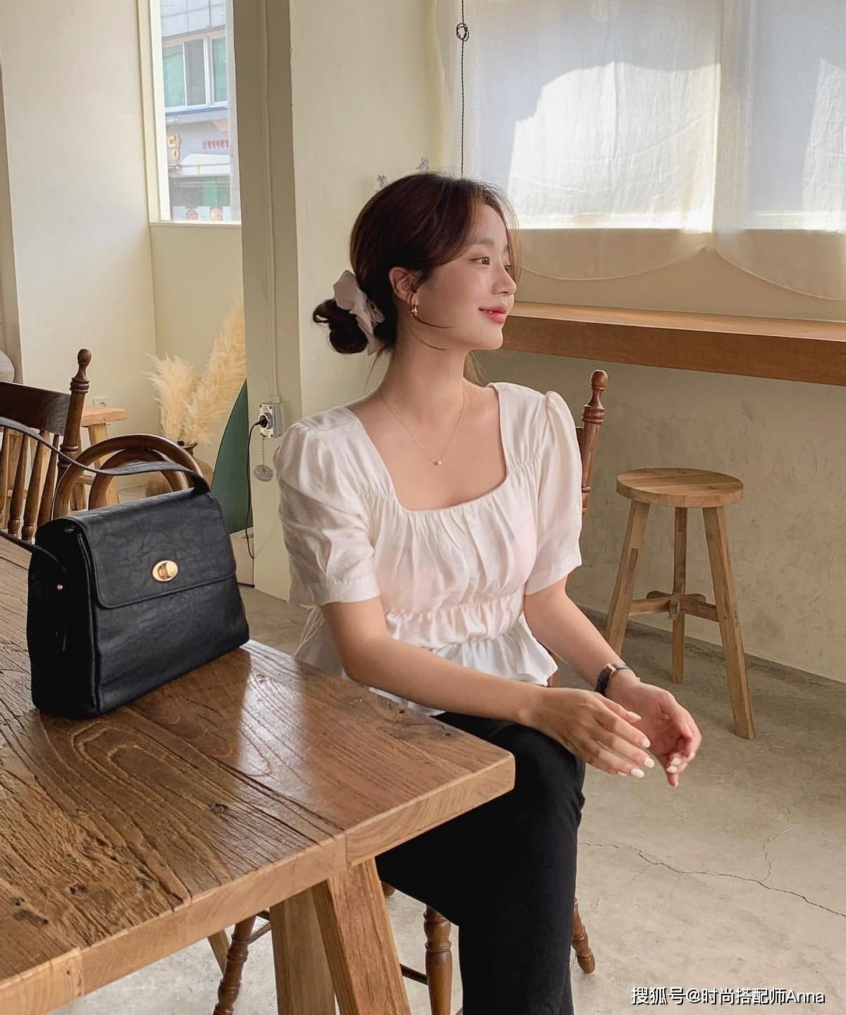 精英|短袖衬衫才是夏季真正的宠儿，气质又时髦，秒变职场女精英