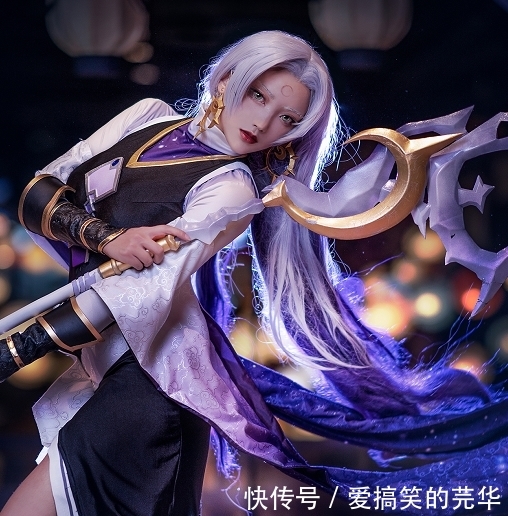 阴阳师泷夜叉姬cosplay 小姐姐英气十足 美艳绝伦 快资讯