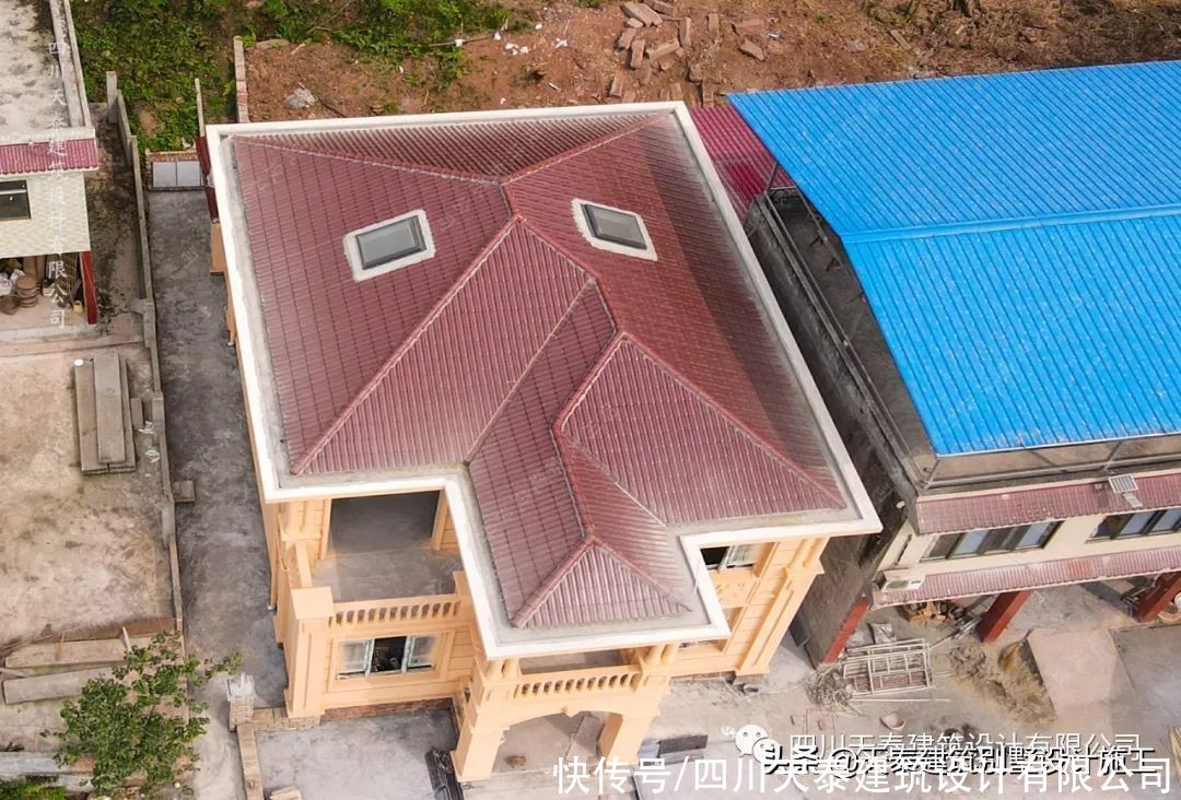 遂宁|四川遂宁二层欧式风格别墅完工实景 大露台网红别墅 遂宁施工队