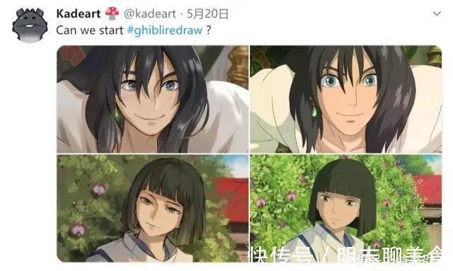 萤火虫之墓|全球掀起吉卜力画画挑战,这还是你熟悉的哈尔和千寻吗