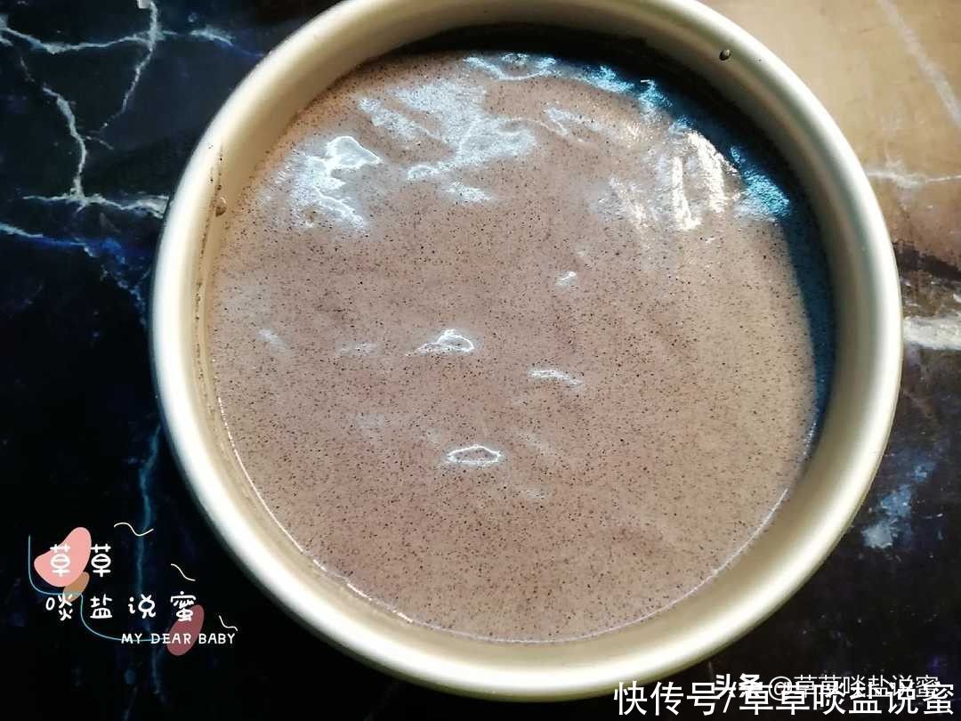 黑米|黑米糕真心不难做，只要有黑米和鸡蛋牛奶就能成
