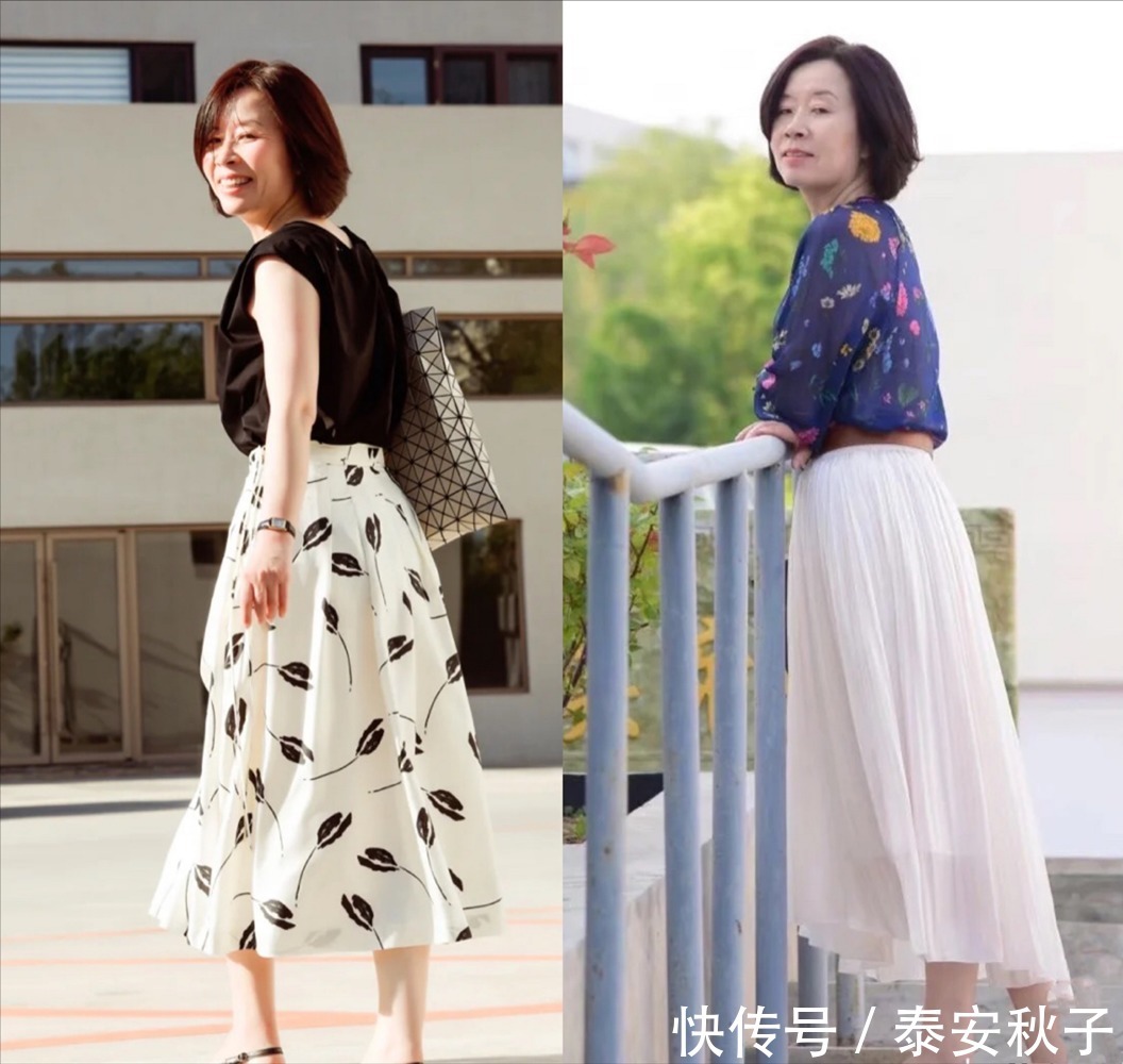 穿搭|这才是50岁女人该有的夏日穿搭：不花哨不扮嫩、自然老去就很美！