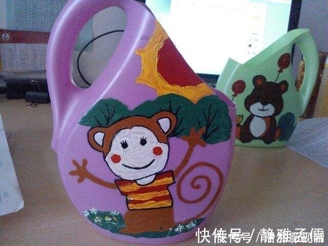 花盆|废弃的洗衣液桶剪两刀,瞬间变身养花神器,铲子花盆钱全省了!