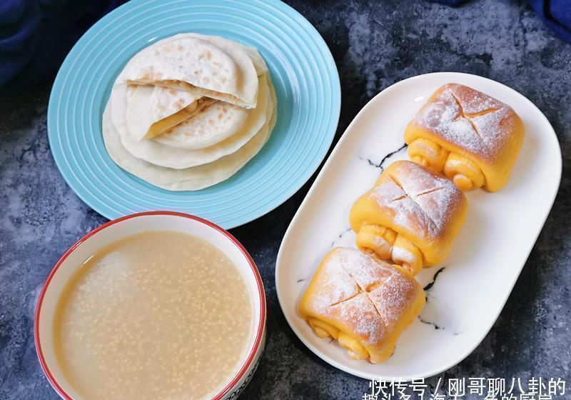 宝妈|宝妈晒上学娃的早餐,只有主食和粥,却获赞无数,网友:羡慕