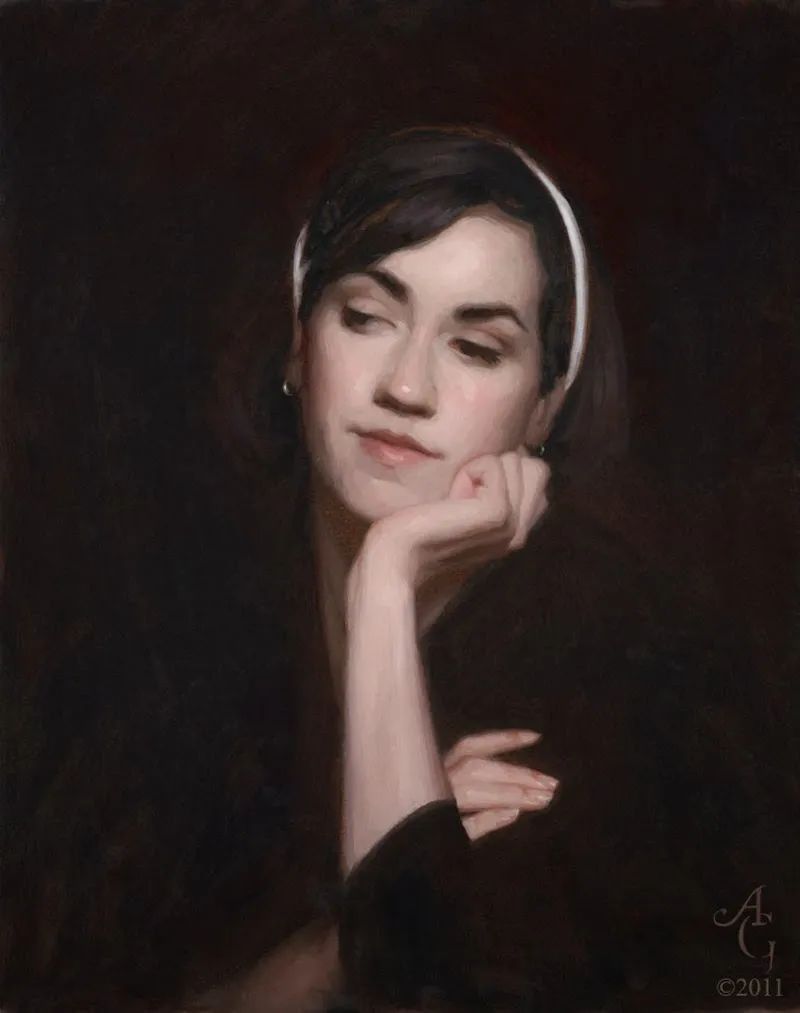 肖像|注入生命的肖像画家 阿德里安的油画作品