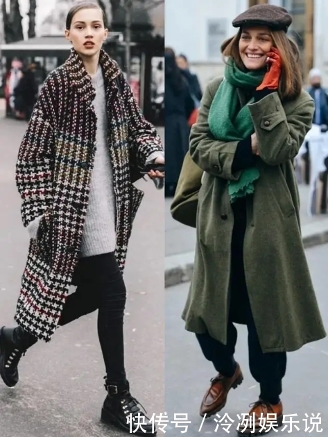 中年的女人,穿大衣少配打底裤,学学明星的“气质”穿法,很减龄