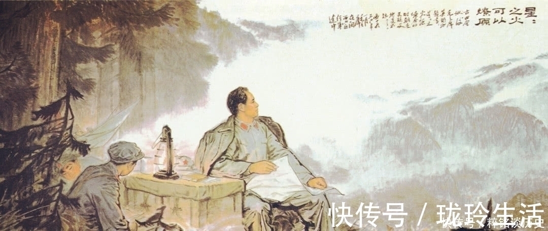 国画$关于毛主席的几幅珍贵国画,艺术的笔触渲染历史的回声