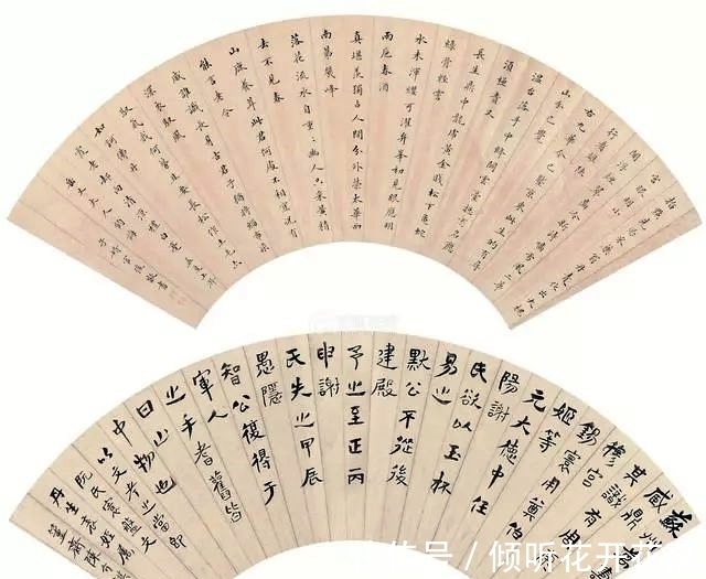 清朝!他是清朝第一收藏家,书法四体杂糅,奇怪中又有奇妙