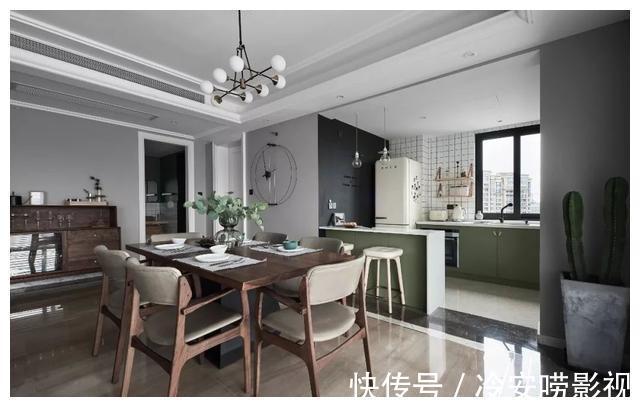 黑白灰+胡桃木|170㎡精装房大改造,黑白灰+胡桃木,打造高级质感美宅,晒晒!