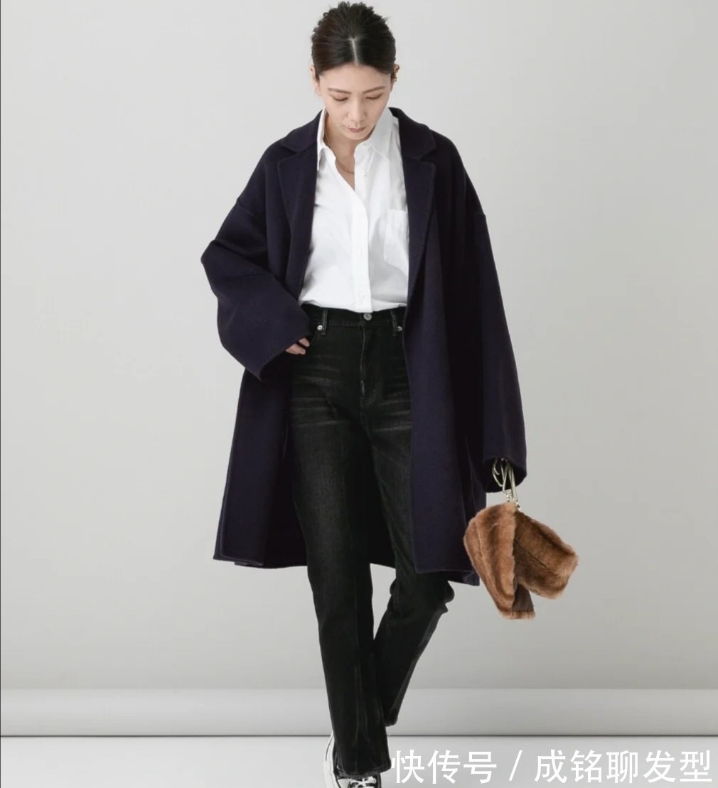 深色 40岁日系博主的穿搭经,掌握3套穿衣技巧,轻松穿出精致优雅范