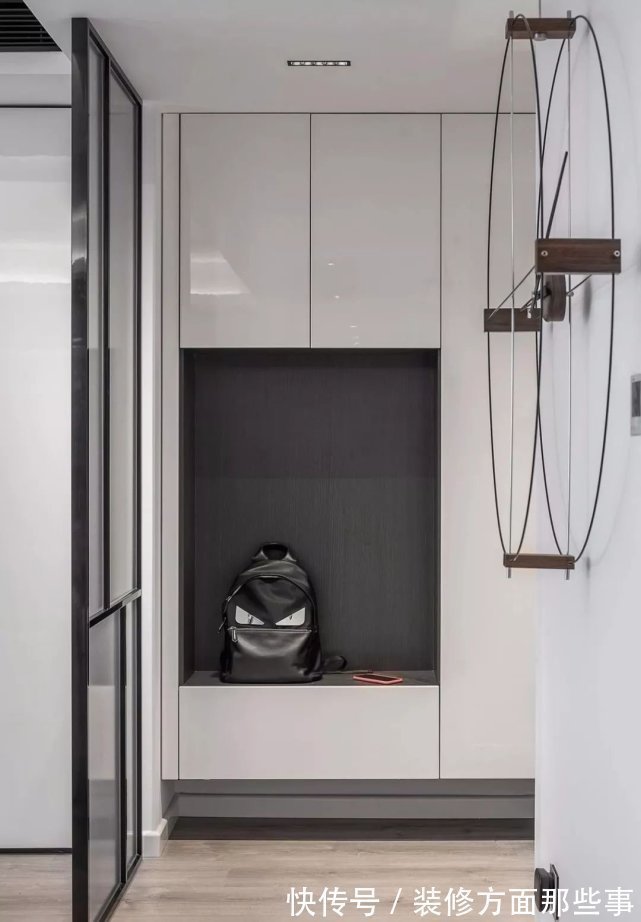 柜体|120㎡现代轻奢风开放式设计和朴素的色调,有一种高品质的氛围!