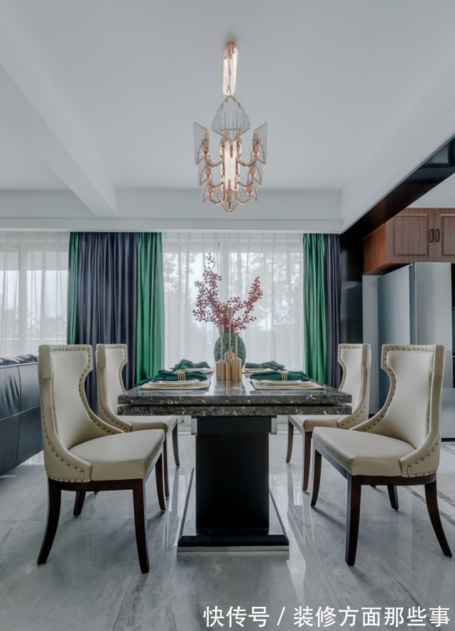 三居室|123平现代风三居室全屋温馨自在,还有一种摩登的美感