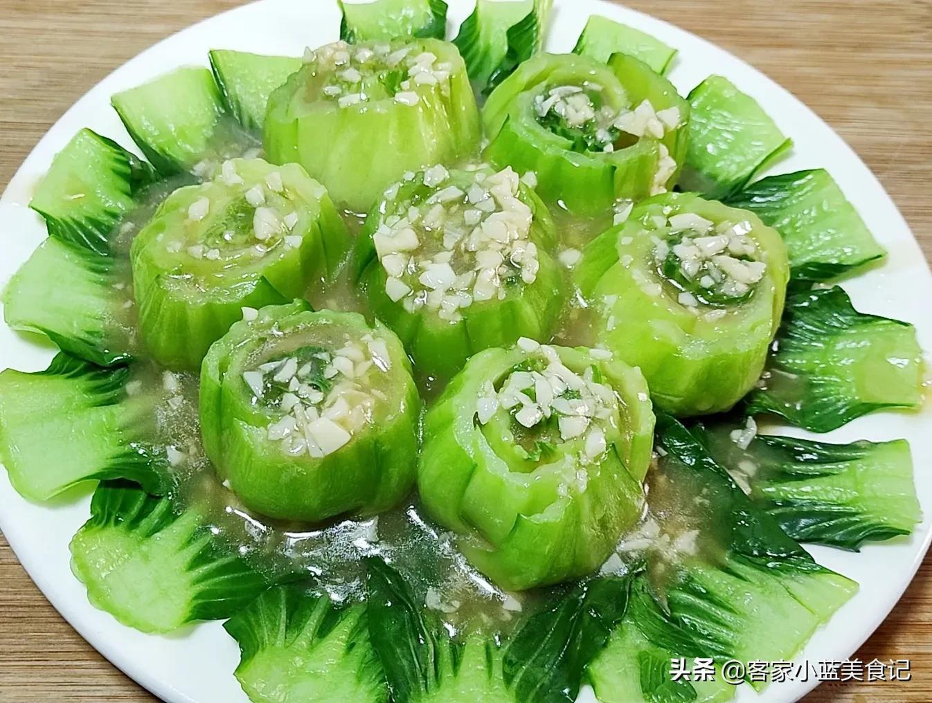  上海青这创意做法，是我待客必做的压轴菜