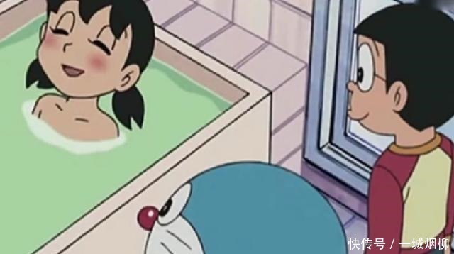 小虎|哆啦A梦这么可爱的静香,为何总在洗澡时被看原来是这样!