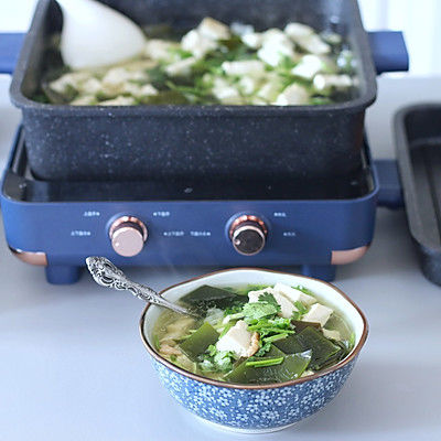 海带虾米豆腐汤vs煎烤骨肉相连