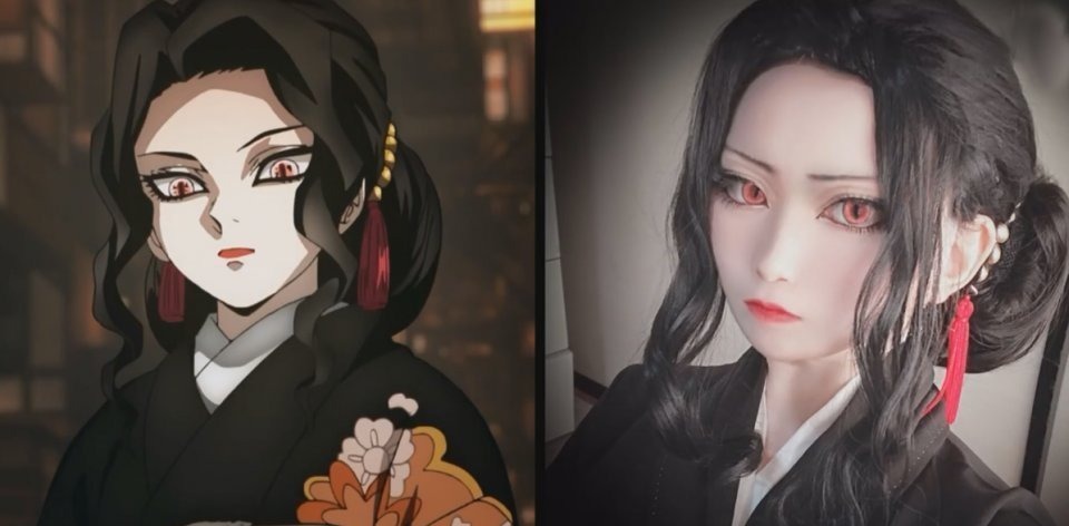 祢豆子|鬼灭之刃COS:祢豆子惹人怜爱,伊之助肌肉感十足,漫迷们裂开了