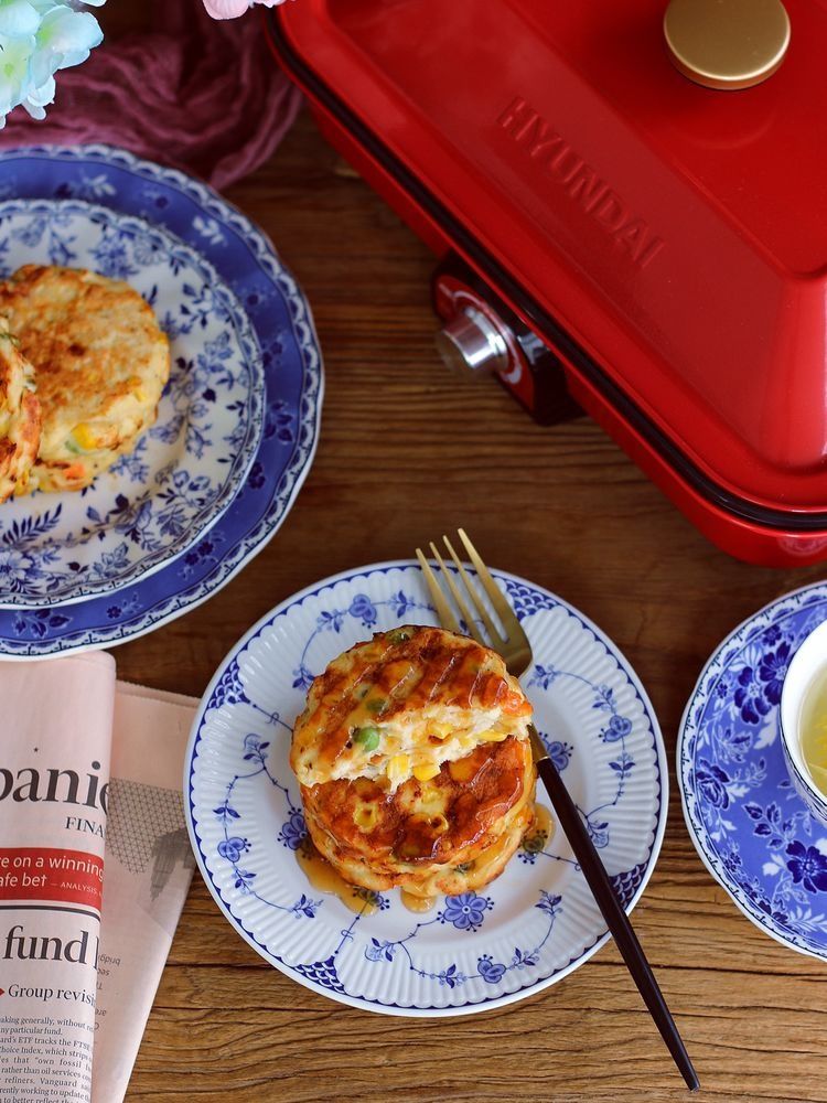 什锦土豆泥鸡肉饼,食材丰富营养高,孩子要常吃