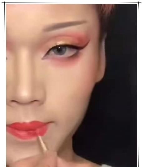 成品|高手仿妆“杨玉环”,过程看似悠闲简单,看到成品复制粘贴的