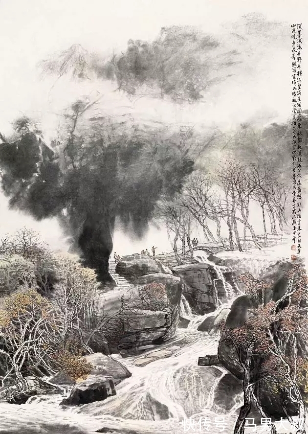山水画&国画家|观王中年先生的山水画,有身临其境之感