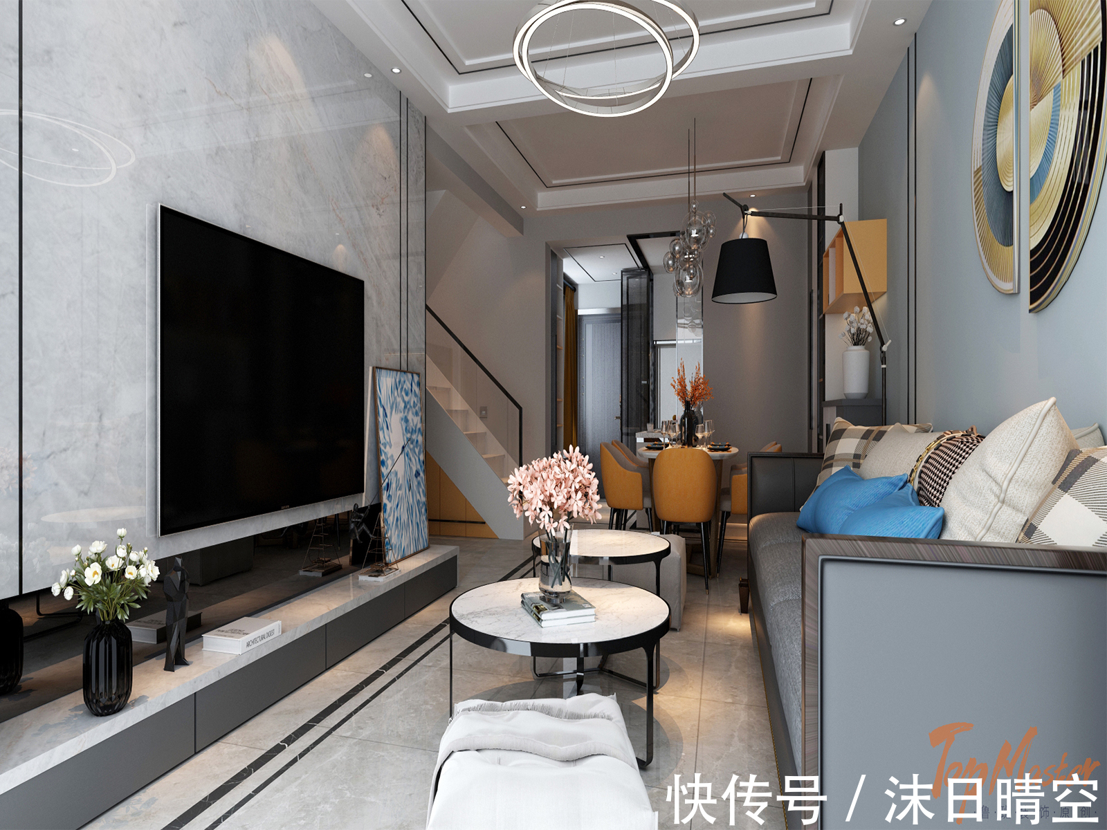 轻奢|白鹿城166㎡现代轻奢风格,轻度的奢华