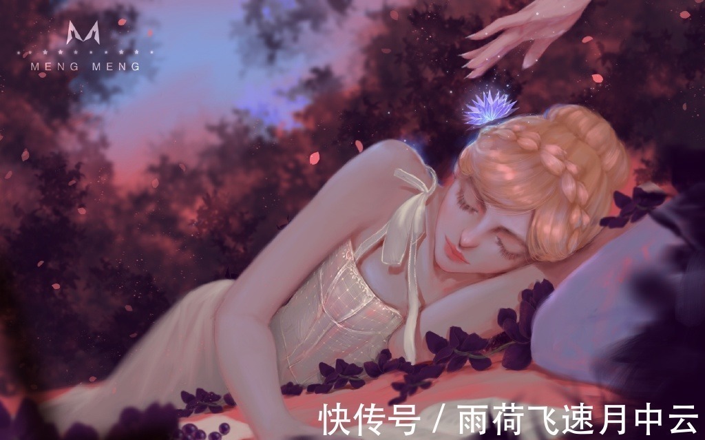 睡美人|国内画师笔下的迪士尼公主,谁是颜值第一高如此梦幻、真是难选