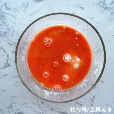 胡萝卜汁|餐桌上最有人气的家常菜之彩色芝麻糯米球