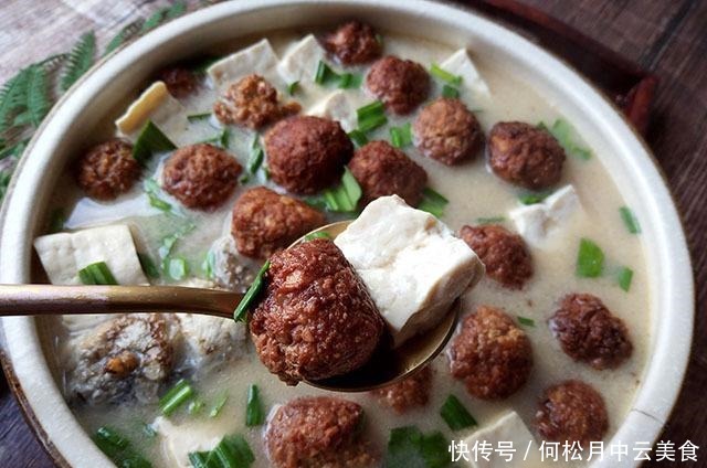 煮成|炸丸子,别只用萝卜莲藕,用它炸一盘,搭配鲫鱼煮成汤,太鲜美了