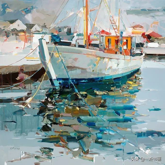 科特&他的绘画是光与色的交响乐,充满着前卫和时尚