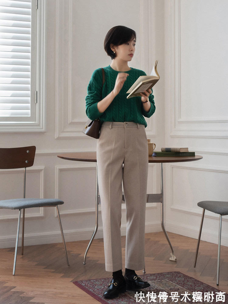 高领 冬天还是穿“毛衣”最百搭,选这4款搭配阔腿裤、半身裙,真高级