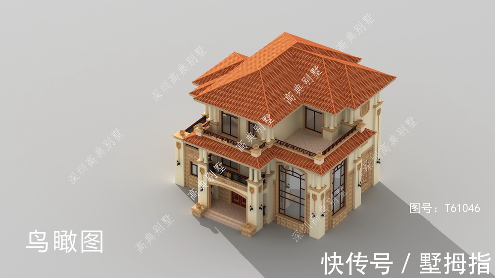 欧式|外观超级大气高端,一眼就能享受到,有栋这座别墅此生无悔!