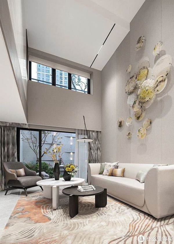 现代|49岁阿姨的新家,300㎡叠拼别墅,素雅清隽,无法言说的东方美