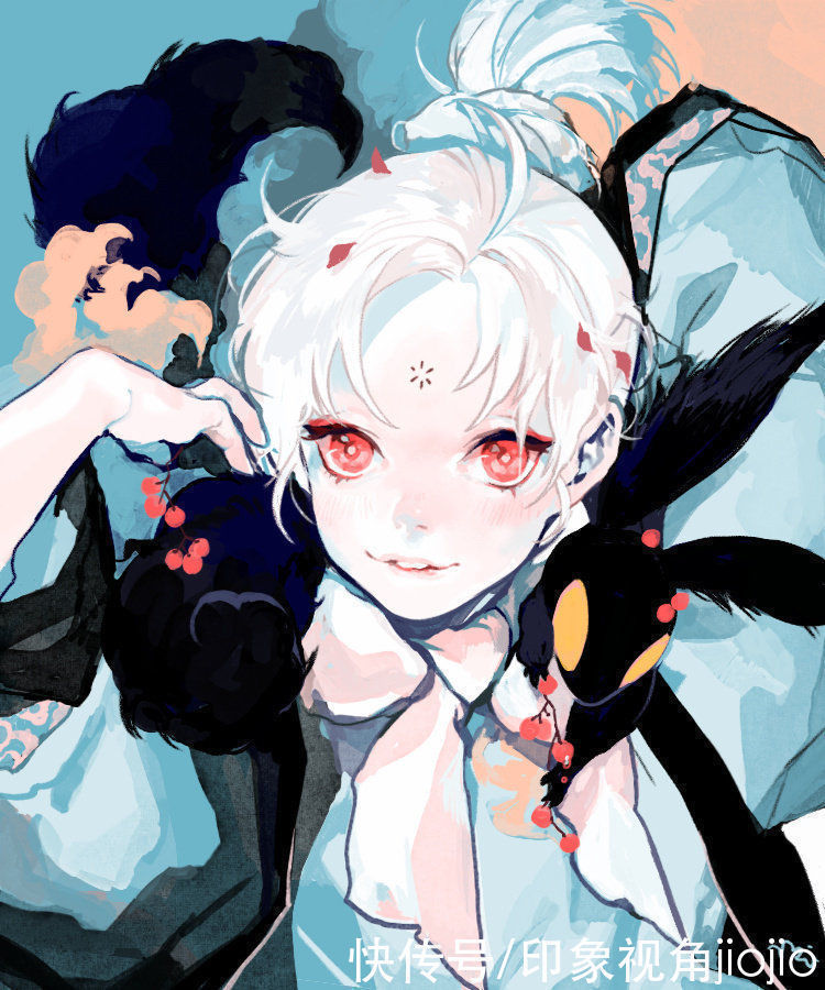 插画师#画风轻盈的少女插画,将人物刻画的生动,有着独特的美感