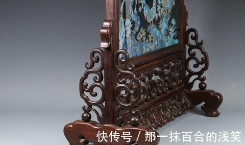 点翠花鸟$旧藏,点翠花鸟“官上加冠”插屏