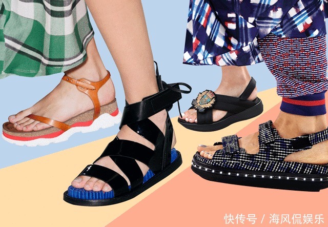 印花|女人一定要穿高跟鞋才有魅力这双凉鞋时髦到爆！