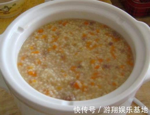 小米|宝宝辅食胡萝卜牛肉粥,调理脾胃,有助长高,最适合冬天吃