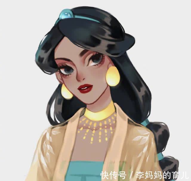 茉莉公主|迪士尼公主穿汉服,花木兰这一身绝了,白艾莎女王妥妥的古风美人