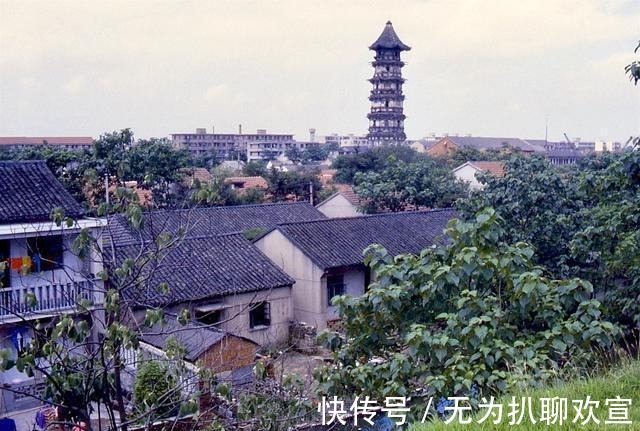 瑞光寺塔|江苏旧影1983年, 昔日苏州市沧浪区风景