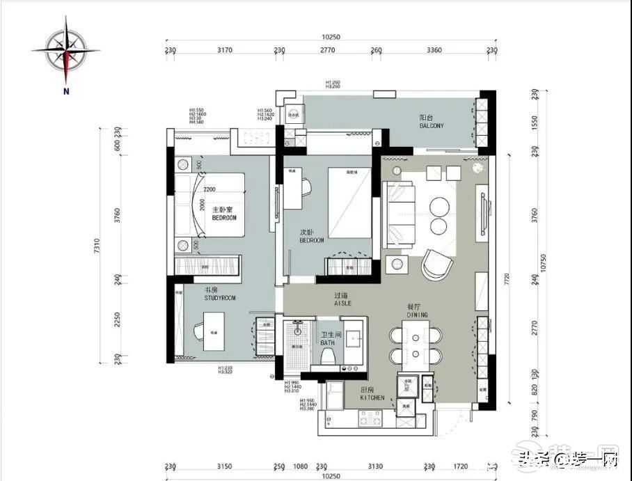 清新|92㎡完工实景案例，清新亮丽，属于年轻人的清爽时刻