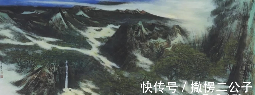 山水画@幽深凝重|孙宏涛彩墨山水画