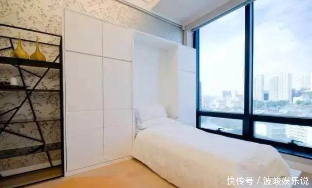 沙发|94㎡简约一室房,没有墙的设计,连卧室都是“隐藏”起来的