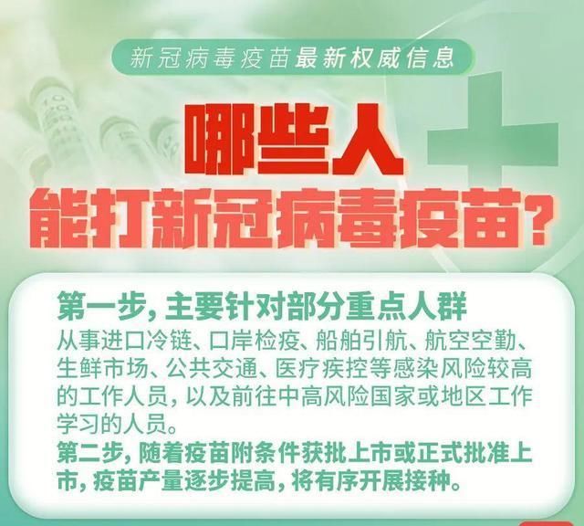 关于新冠病毒疫苗，八问八答