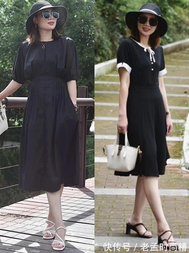 女人们|成熟女人不懂穿衣没关系,裙装简单点穿,照样让你美得知性又优雅