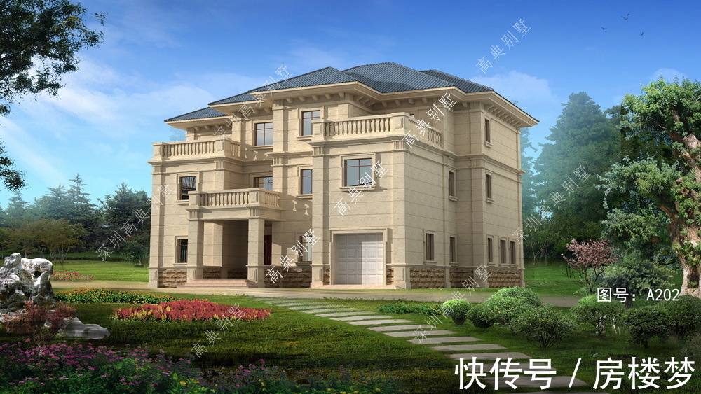 房子|这款欧式别墅户型,居住舒适,让您拥有一套属于自己的房子。