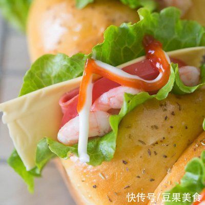 香草|花环沙拉三明治面包（一发）