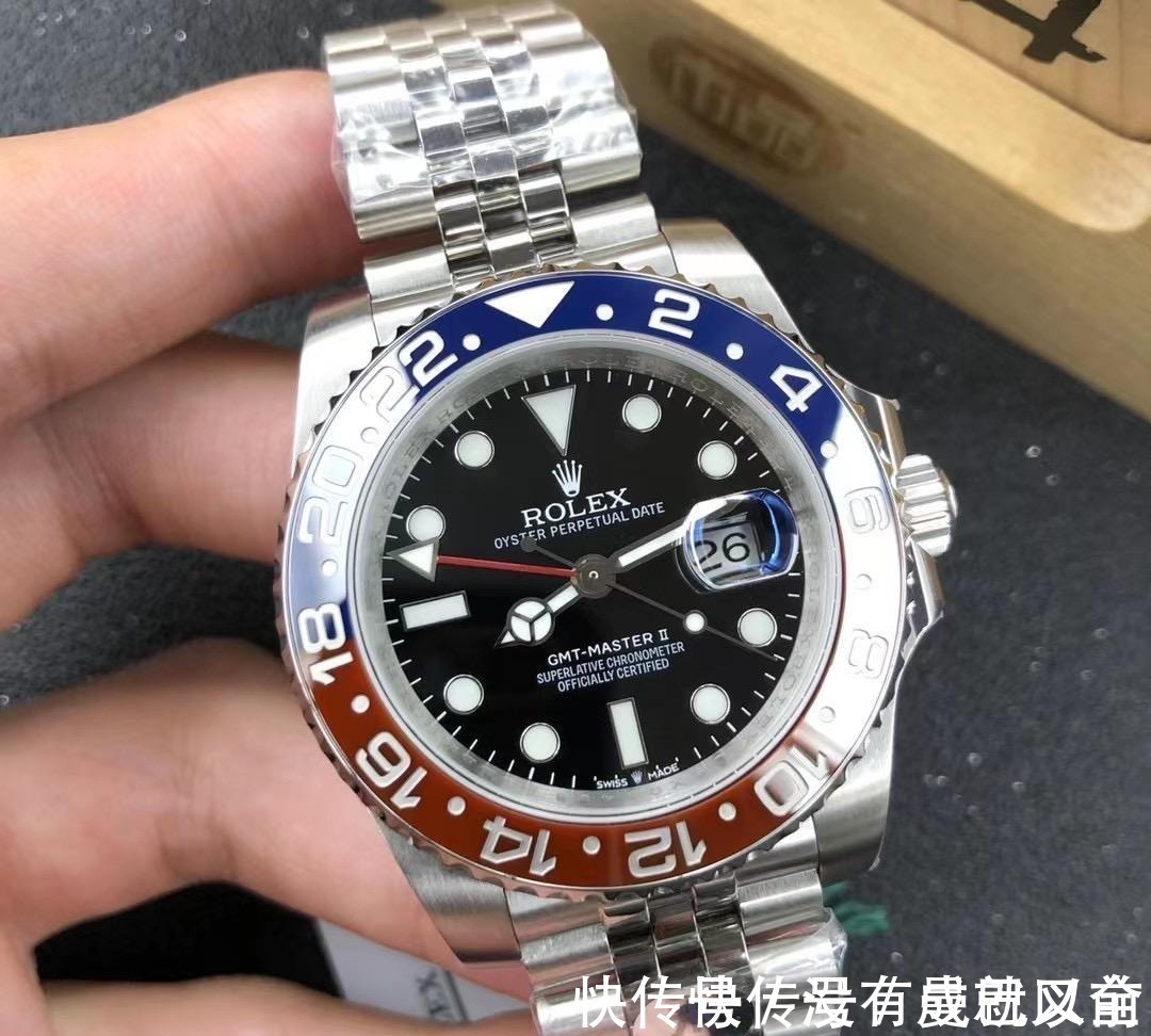 格林尼治 V米厂劳力士格林尼治可乐圈复刻表外观做工会一眼假吗?
